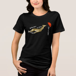 Classe de T-shirts à parapluie Whimsical Giraffe 2
