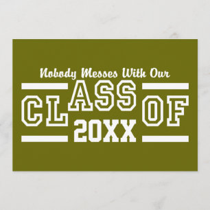Classe de TOUTE invitation de coutume d'année