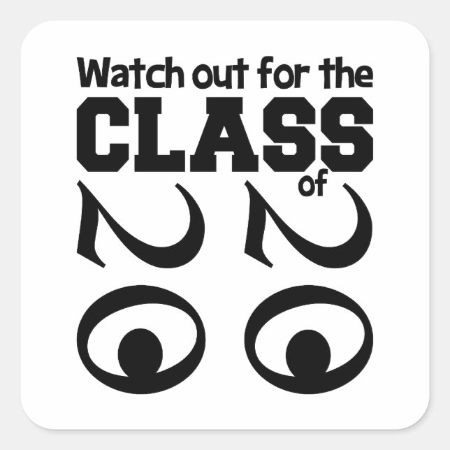 CLASSE DES autocollants 2020 (Devant)