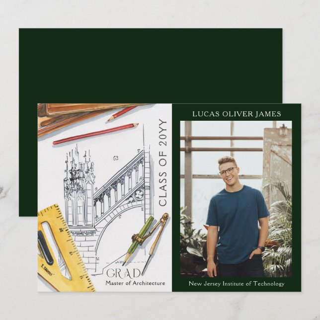 Classe d'ingénieur en architecture (Devant / Derrière)