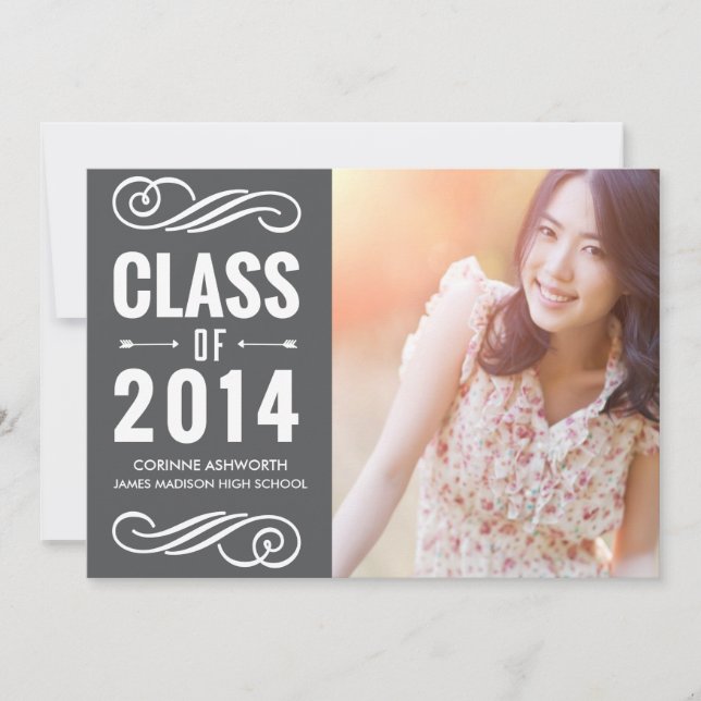 Classe d'invitation Carte photo 2014 (Devant)