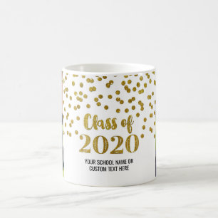 Classe d'or de 2020 Photo Graduation Mug