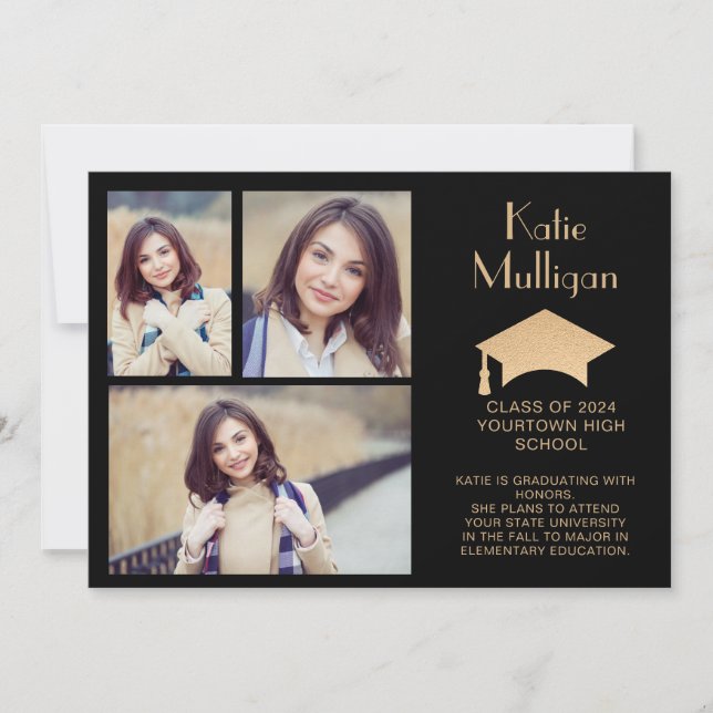 Classe d'or noir de 2024 Photo (Devant)