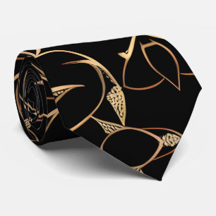 Classé Formal Boho Noir Cravate Élégante Necktie