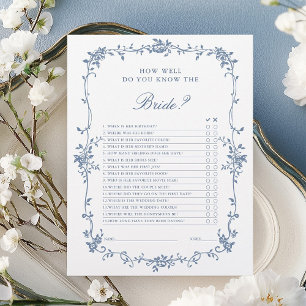 Classé Français Victorian Blue Fête des mariées Je