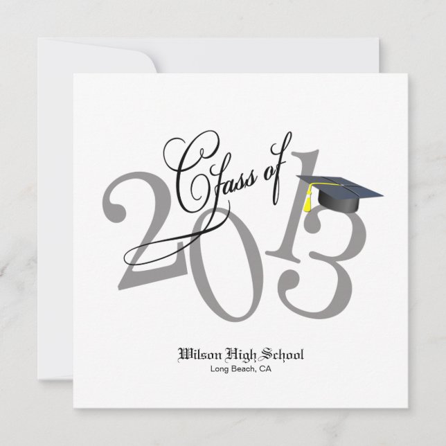 Classe géniale de 2013 invitations (Devant)