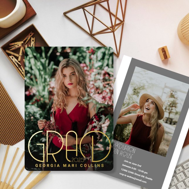 Classé Grad'en-tête Invitation de graduation (Créateur téléchargé)