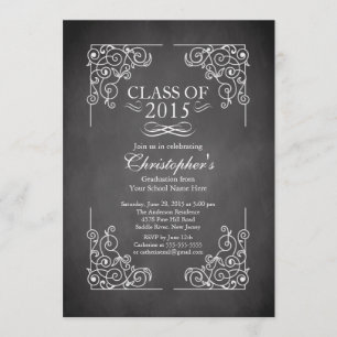 Classe moderne de 2015 Invitation du Parti de la g