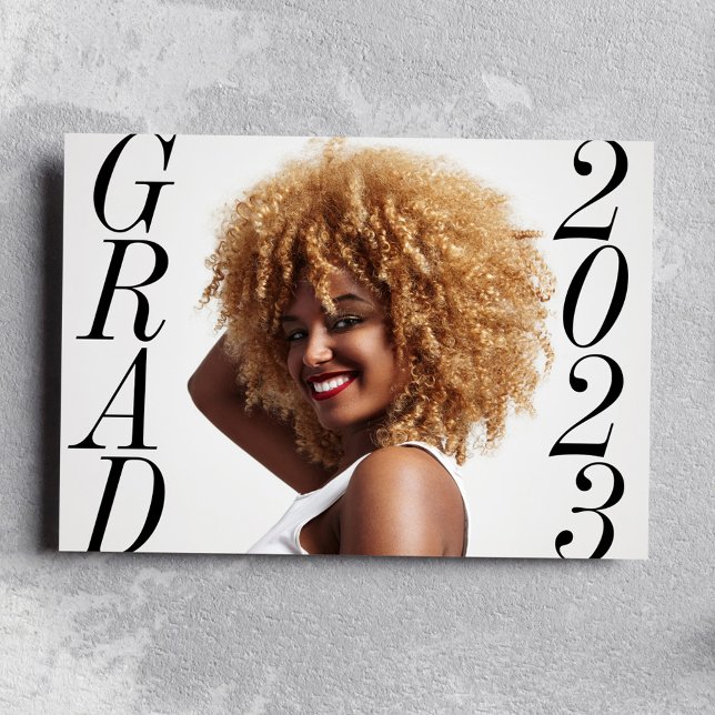 Classe moderne de 2024 Faire-part de graduation ph (Modern Class of 2024 Photo Graduation Announcement)