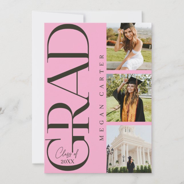 Classe moderne de 2025 Graduation Party Invitation (Devant)