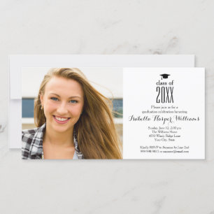 Classe moderne de 20XX Graduation Photo double fac