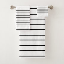 Classé Moderne En Bande Noire Et Blanche