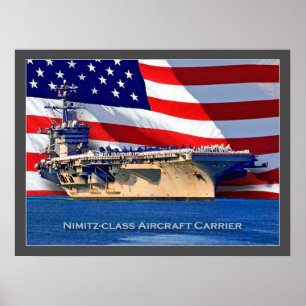 Classe Nimitz Poster de la marine des porte-avions