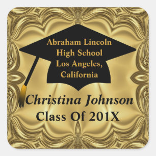 Classe Or Élégante Des Stickers Graduation 2013