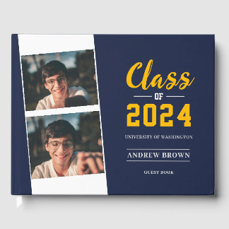 Classe photo Livre d'or et bleu de la Marine