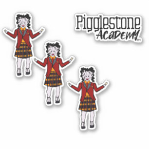 Classe Pigglestone Academy Cochon 6 Sticker