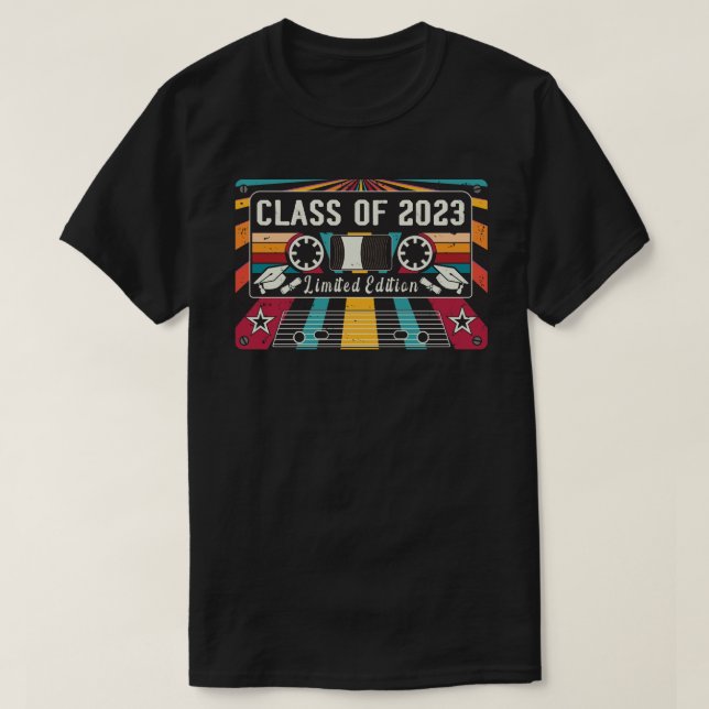 Classe rétro de T-shirt 2023 (Design devant)