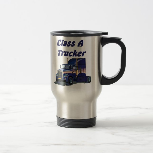 Classe une tasse de voyage de camionneur (Droit)