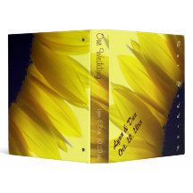 Album fait sur commande de mariage de tournesol