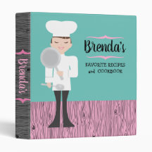 Brunette chef fille recettes personnalisées pour e