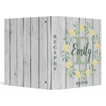 Citrons Monogramme Recette personnalisée Livre 3 C