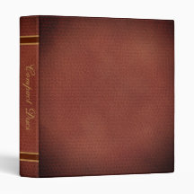 Livre de bibliothèque CD Faux Leather Elegant Comp