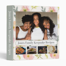 Recette à plusieurs images florales rose