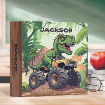 Camion Dinosaur Monster sur mesure Retour à l'écol