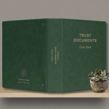 Documents de Confiance Nom du Client Logo Cuir Ver