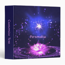 Elégant Zen Purple Cristal Lotus Flower