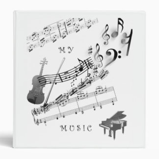 Classeur 3,81 Cm Mon classeur de musique