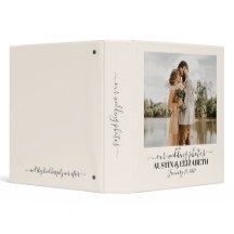 Notre album photo de mariage souvenir monogramme