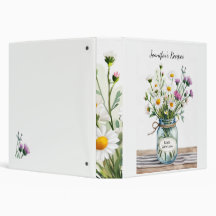 Pot de fleurs sauvages en bocal Mason