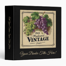 Vieux Raisins Vintages de mode, Vin pourpre et noi