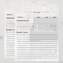 Classeur de recette Insertion