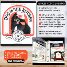 CLASSEUR POUR CARTES DE RECETTES cartes-pages vend