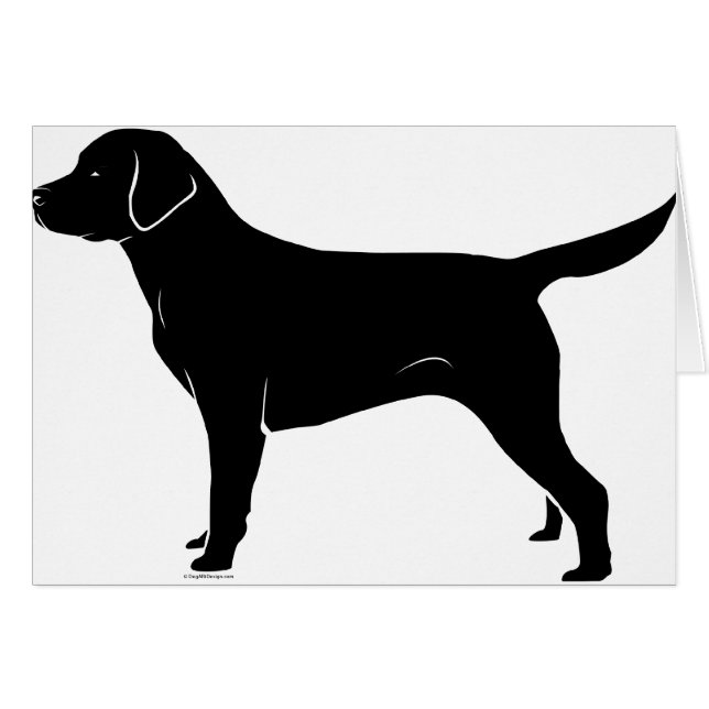 Classic Black Labrador Retriever (Devant horizontal)