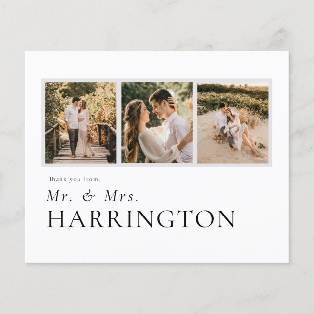Classic BUDGET M. et Mme Photo Collage Mariage (Devant)