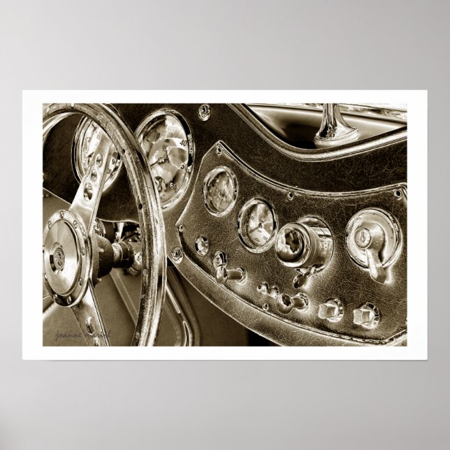 Classic Car 20 Poster Print (Devant)