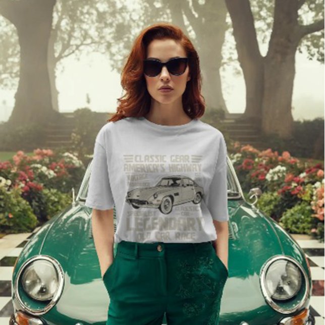 Classic Car Lovers T-Shirt | Legendary Old Car (Créateur téléchargé)