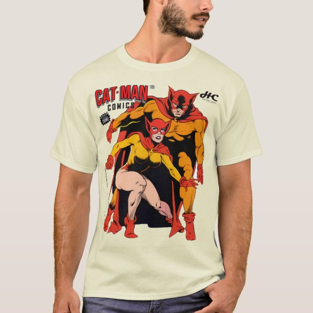 Classic CAT-MAN Comics T-Shirt (Devant)