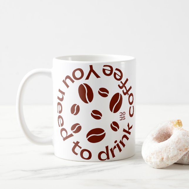 classic coofe mug (Avec donut)