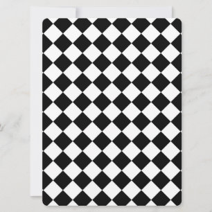Classic Diamond noir et blanc Checkers
