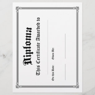 Classic Diploma Blanks Pack de 10