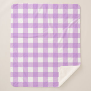 Classic En vichy Vérifier Plaid Motif Lilac