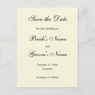 Classic Enregistrer la date Cartes postales en ivo
