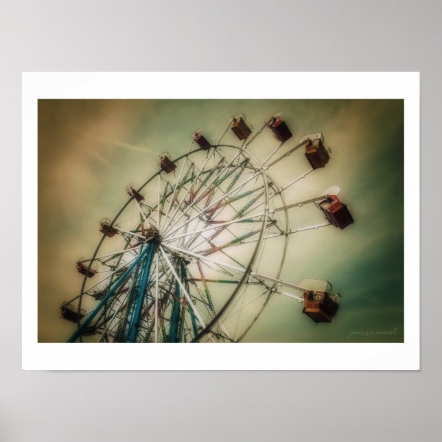 Classic Ferris wheel Poster (Semi-Gloss) (Devant)