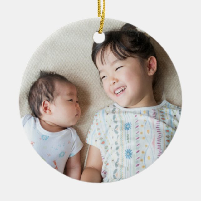 Classic Full Photo Noël Ornement de Noël (Devant)