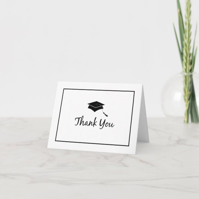 Classic Graduation Merci Cartes (Devant)