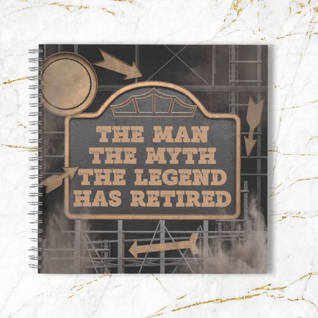 Classic Grey Metal Legend Retraite Livre d'or (In situ)